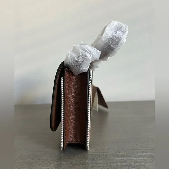 Burberry Hampshire Crossbody House Check Derby In Tan - Picture 6 of 12